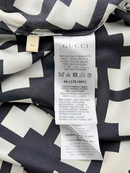 GUCCI Rhombus Black & White Size US 8 Long Dress