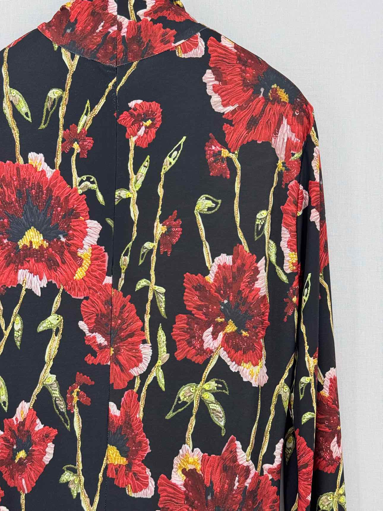 NORMA KAMALI Black & Red Size Medium Long Dress