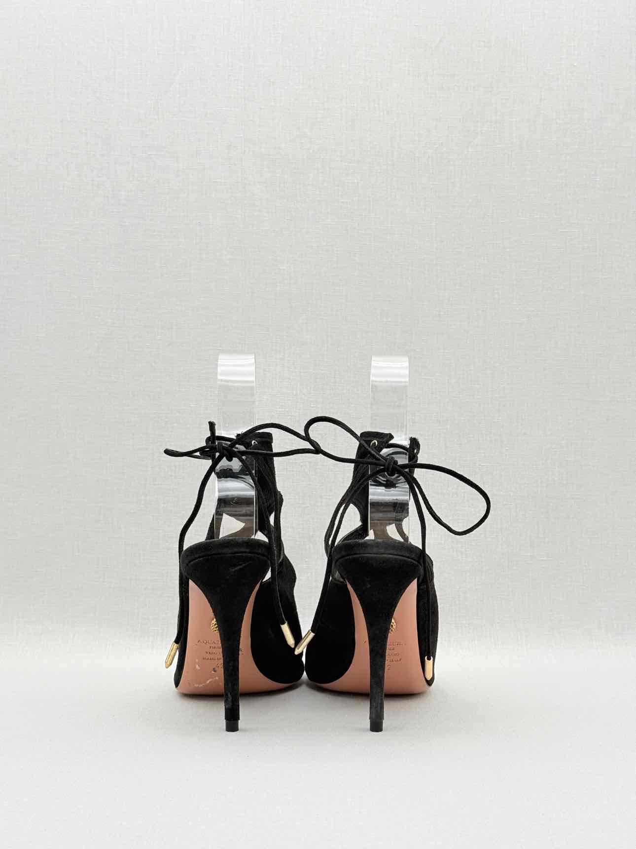 AQUAZZURA Sexy Thing Black Size EU 42 Heeled Sandals