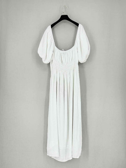 FAITHFULL THE BRAND Off-white Size US 8 Midi Dress