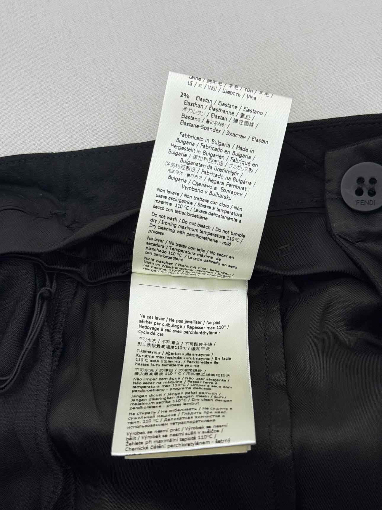 FENDI Palazzo Black Size US 4 Pants