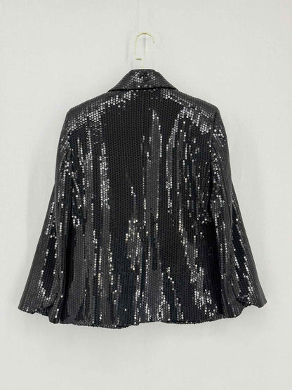 ZADIG & VOLTAIRE Valdy Sequins Black Size US 6 Jacket