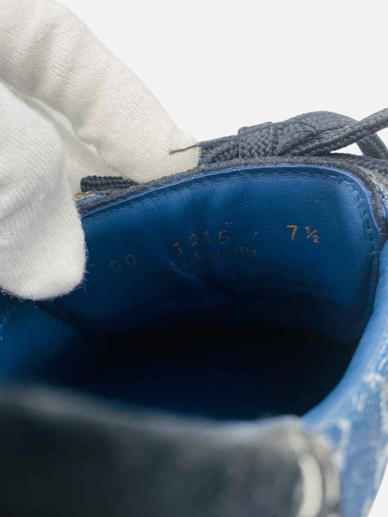 LOUIS VUITTON Denim Monogram Size EU 41 Sneakers