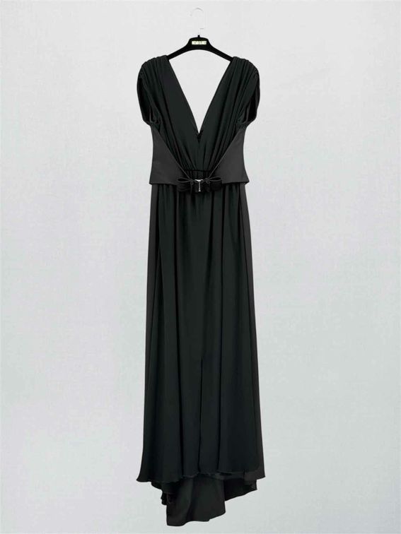 VALENTINO Black Size US 10 Long Dress