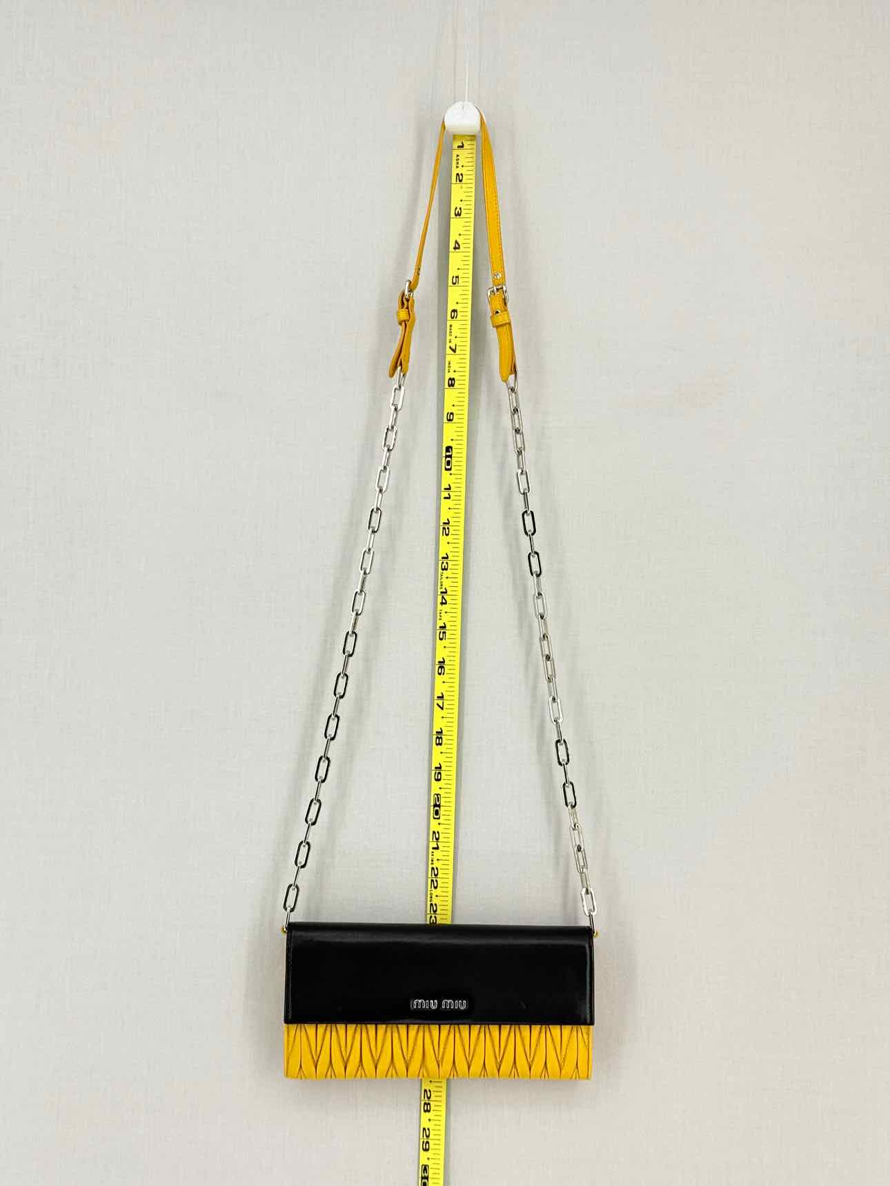 MIU MIU Black & Yellow Crossbody