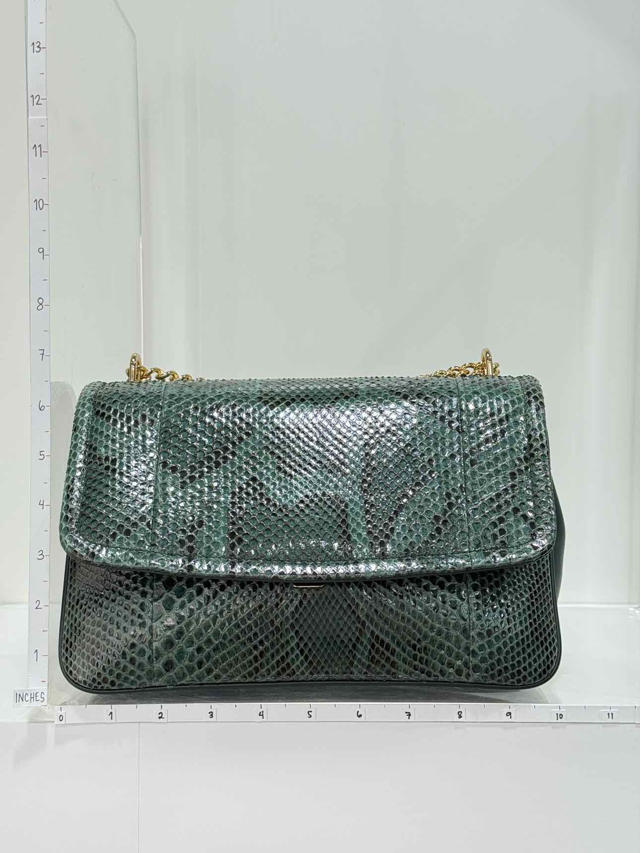 DOLCE & GABBANA Miss Margarita Green Shoulder Bag