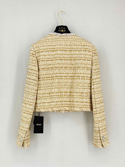 VERSACE Medusa Gold Multicolor Size US 4 Jacket