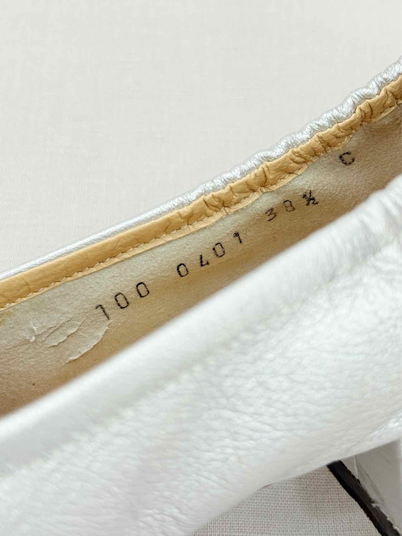 GUCCI Jordaan Silver Size EU 38.5 Loafers