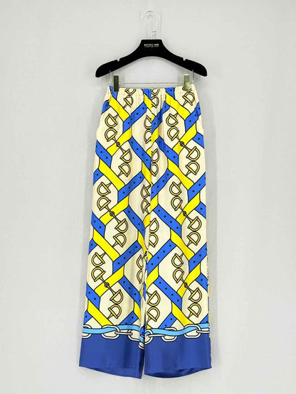 GUCCI Blue Multicolor Print Size US 0 Outfit Set