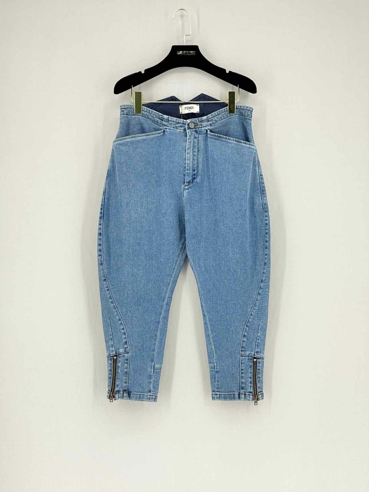 FENDI Crop Blue Size US 2 Jeans