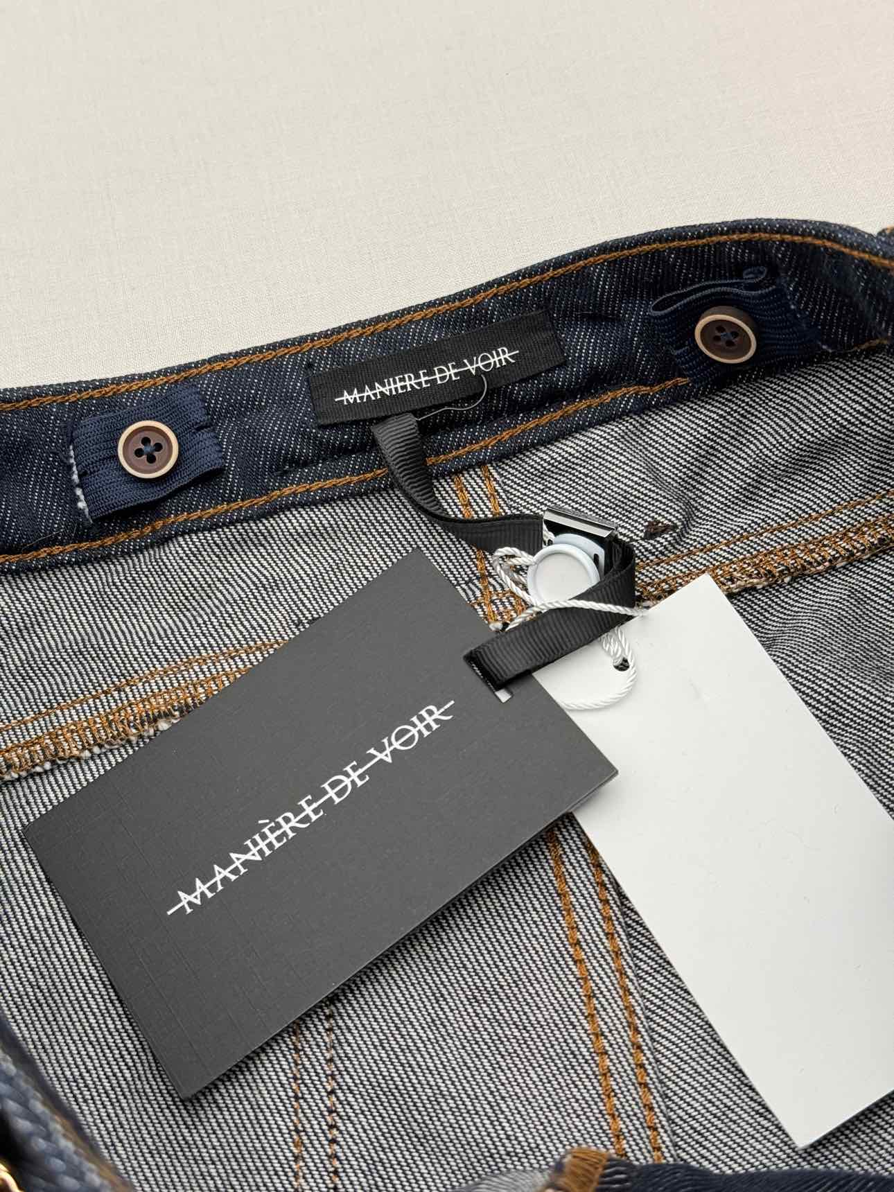 MANIERE DE VOIR Enora Hourglass Blue Size US 8 Jeans