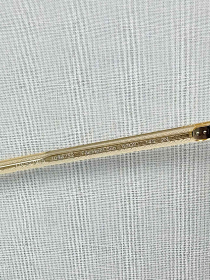 OLIVER PEOPLES Gold Tone Sunglasses