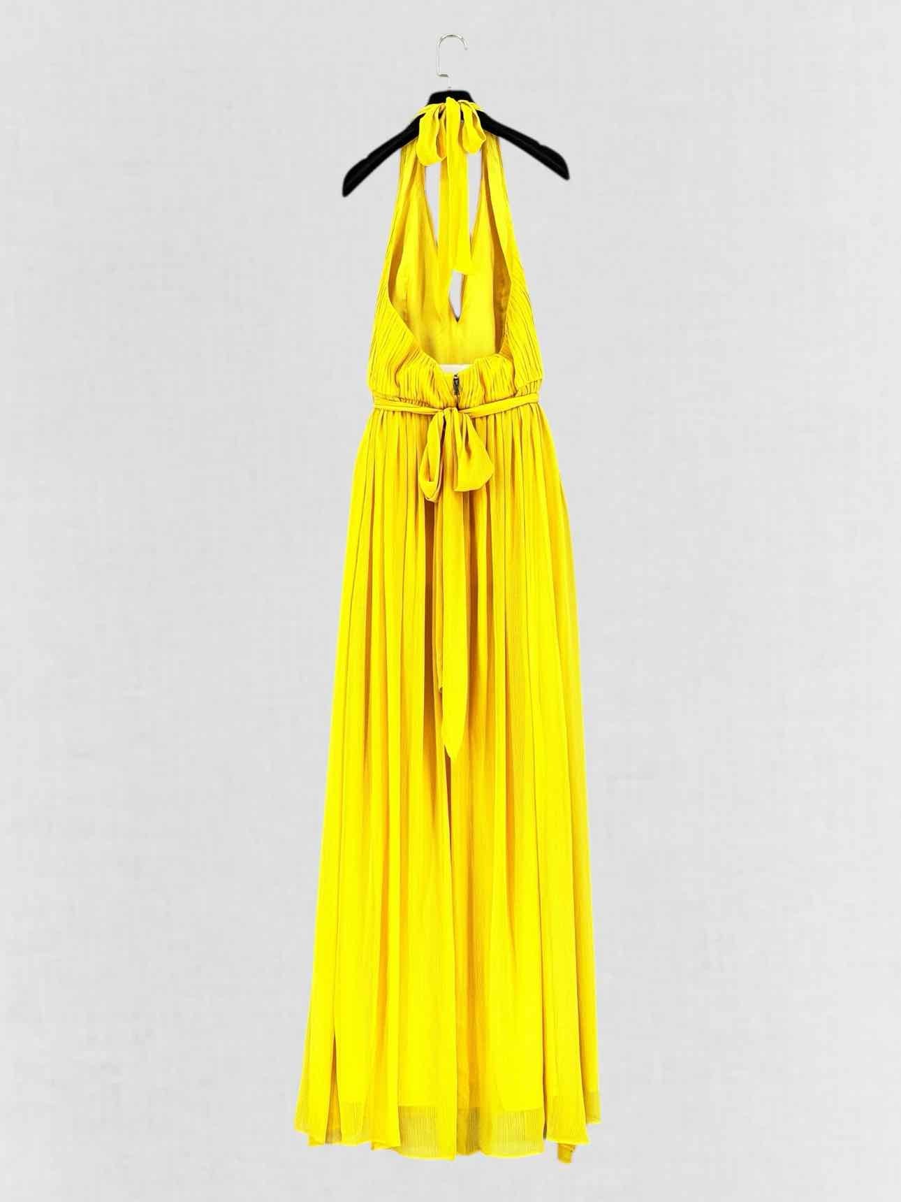 ALICE + OLIVIA Yellow Size Small Long Dress