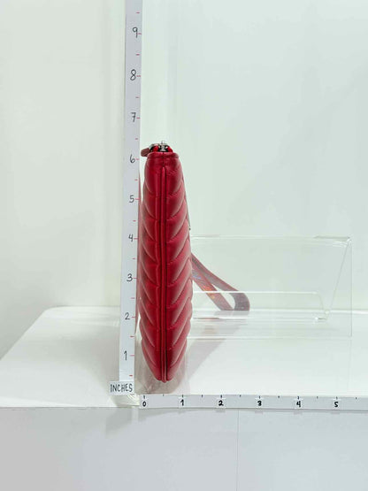 LOUIS VUITTON New Wave Red Clutch