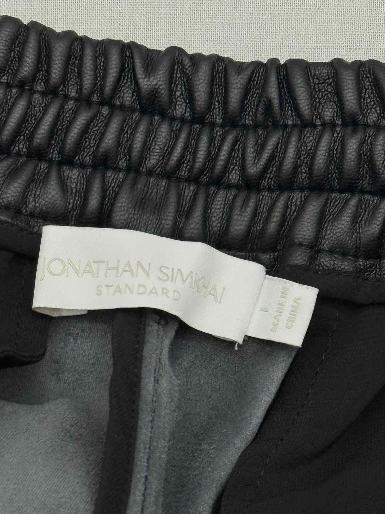 JONATHAN SIMKHAI Black Size Large Pants