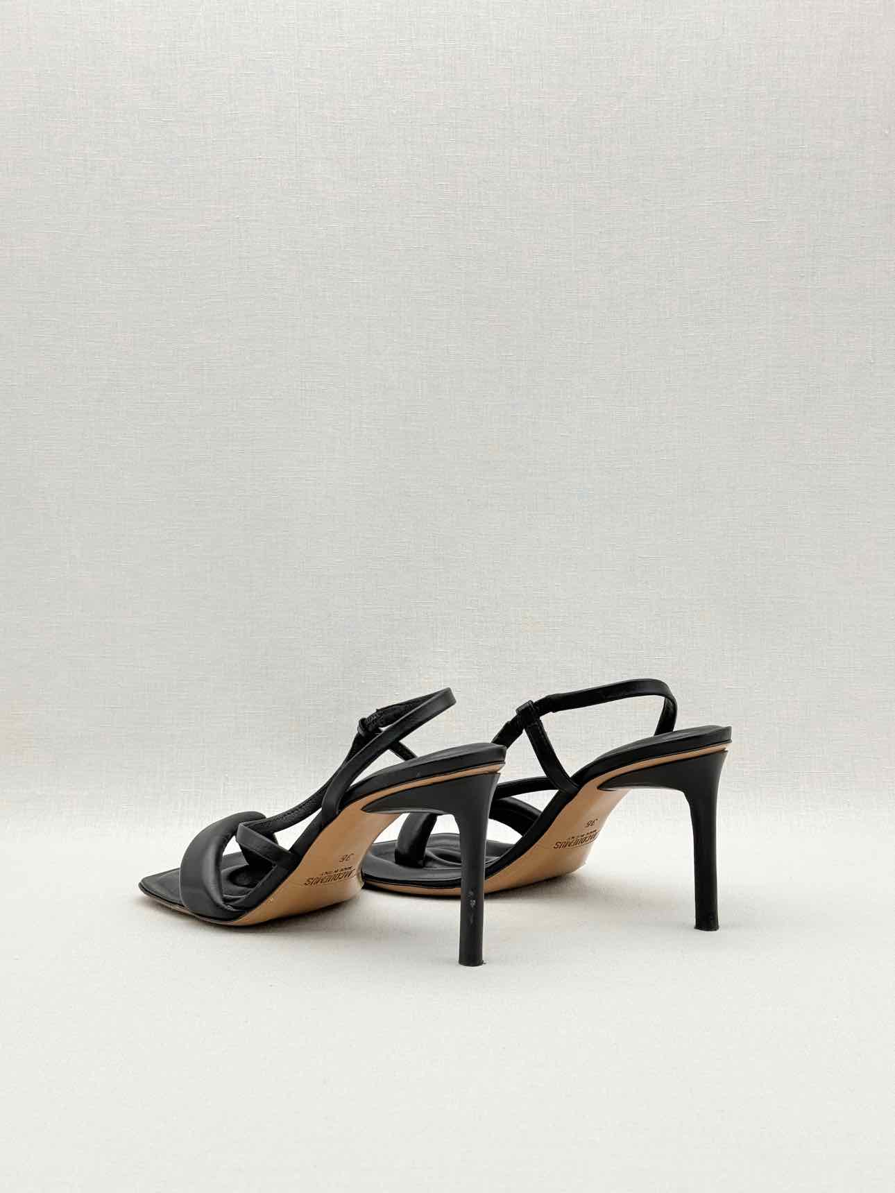 JACQUEMUS Les Limone Black Size EU 36 Heeled Sandals