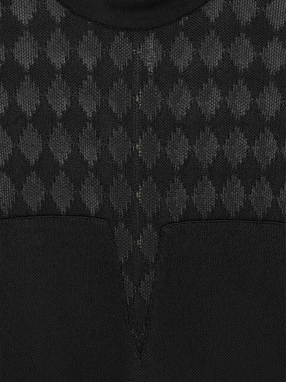 BALMAIN Black & Grey Size US 8 Knee Length Dress
