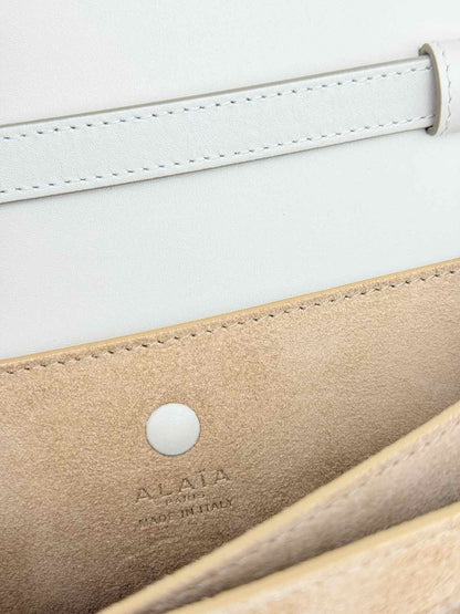 ALAIA Le Papa Off-white Shoulder Bag