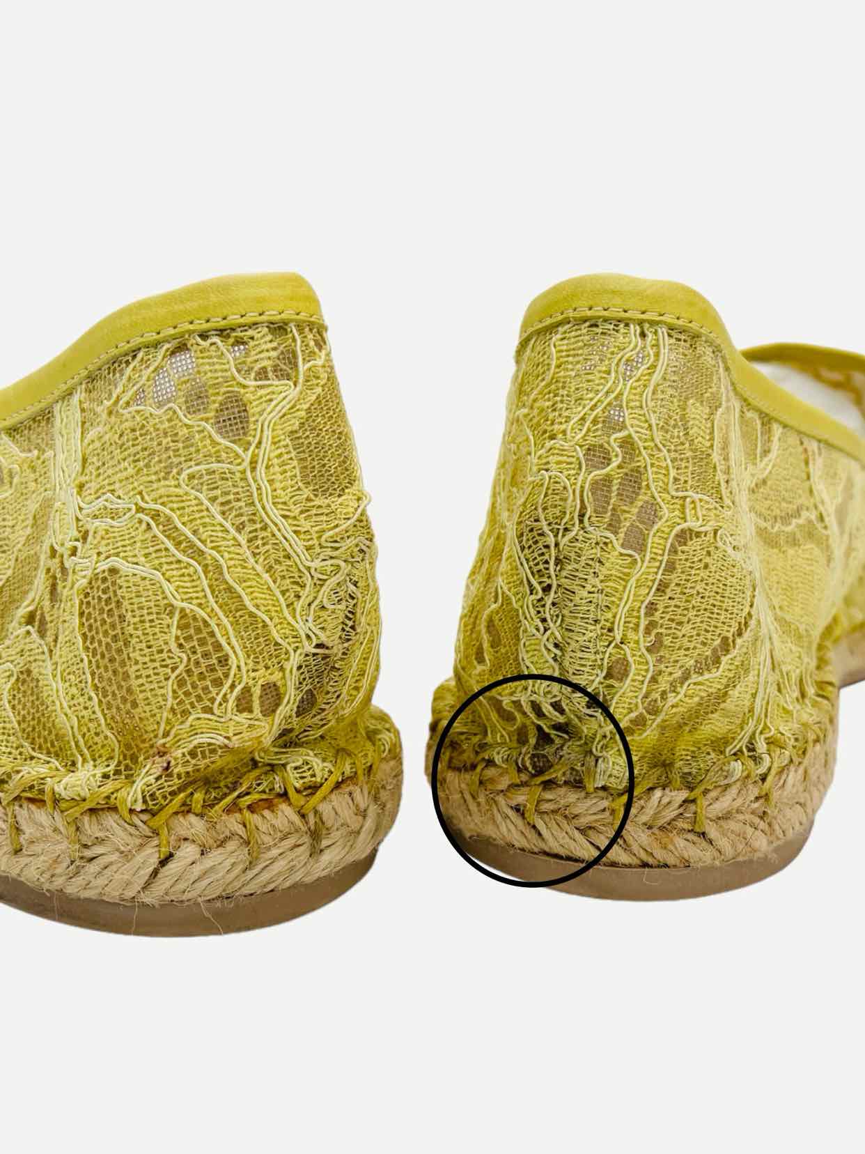 VALENTINO Espadrille Yellow Flats