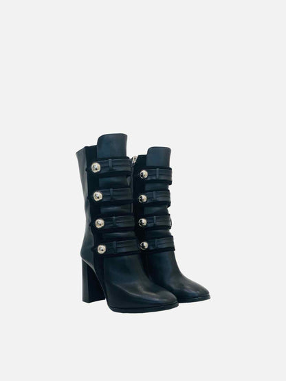 ISABEL MARANT Arnie Black Mid Calf Boots 36