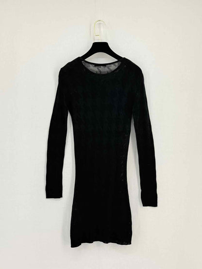 BALMAIN Black Size US 2 Short Dress
