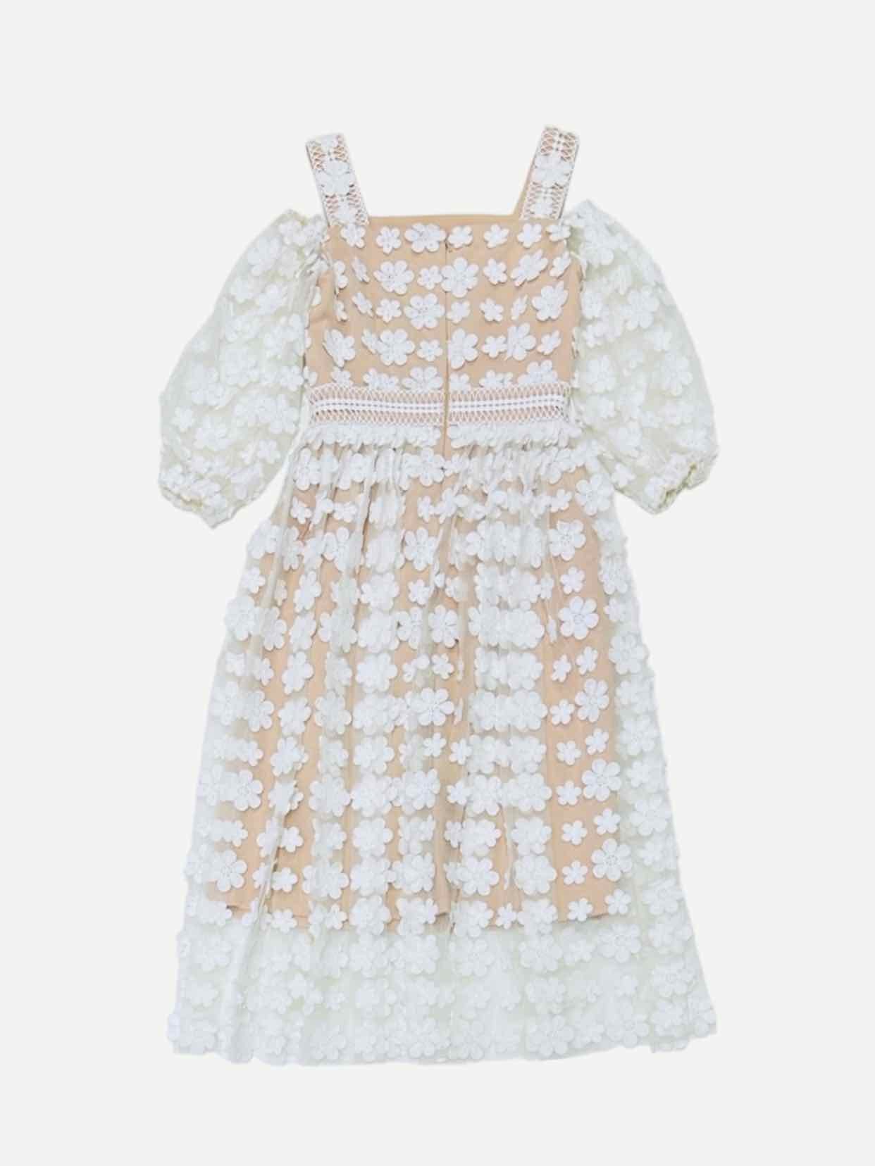 SAFFRON BOUTIQUE White Size US 8 Knee Length Dress