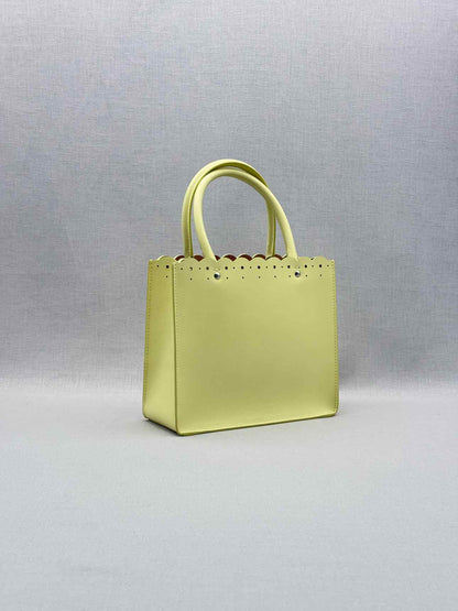 ALIA Garance Yellow Tote Bag