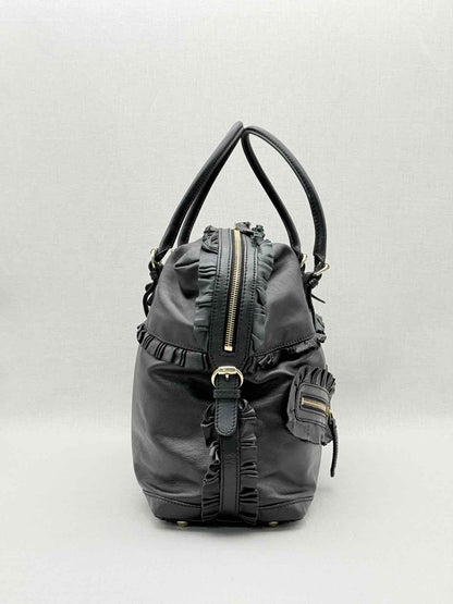 GUCCI Black Frilled Tote Bag