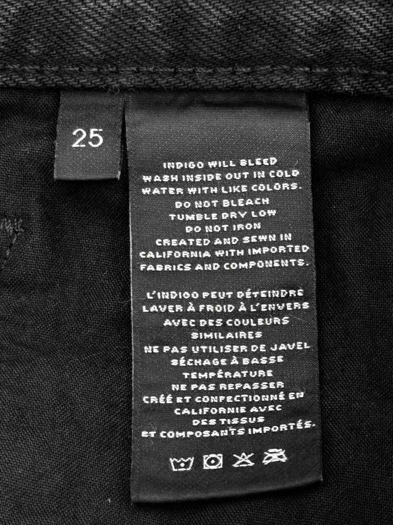 J BRAND Ivy High Rise Black Size 25 Jeans