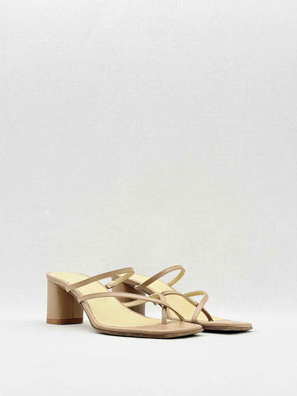 AEYDE Anni Beige Size EU 39 Heeled Sandals