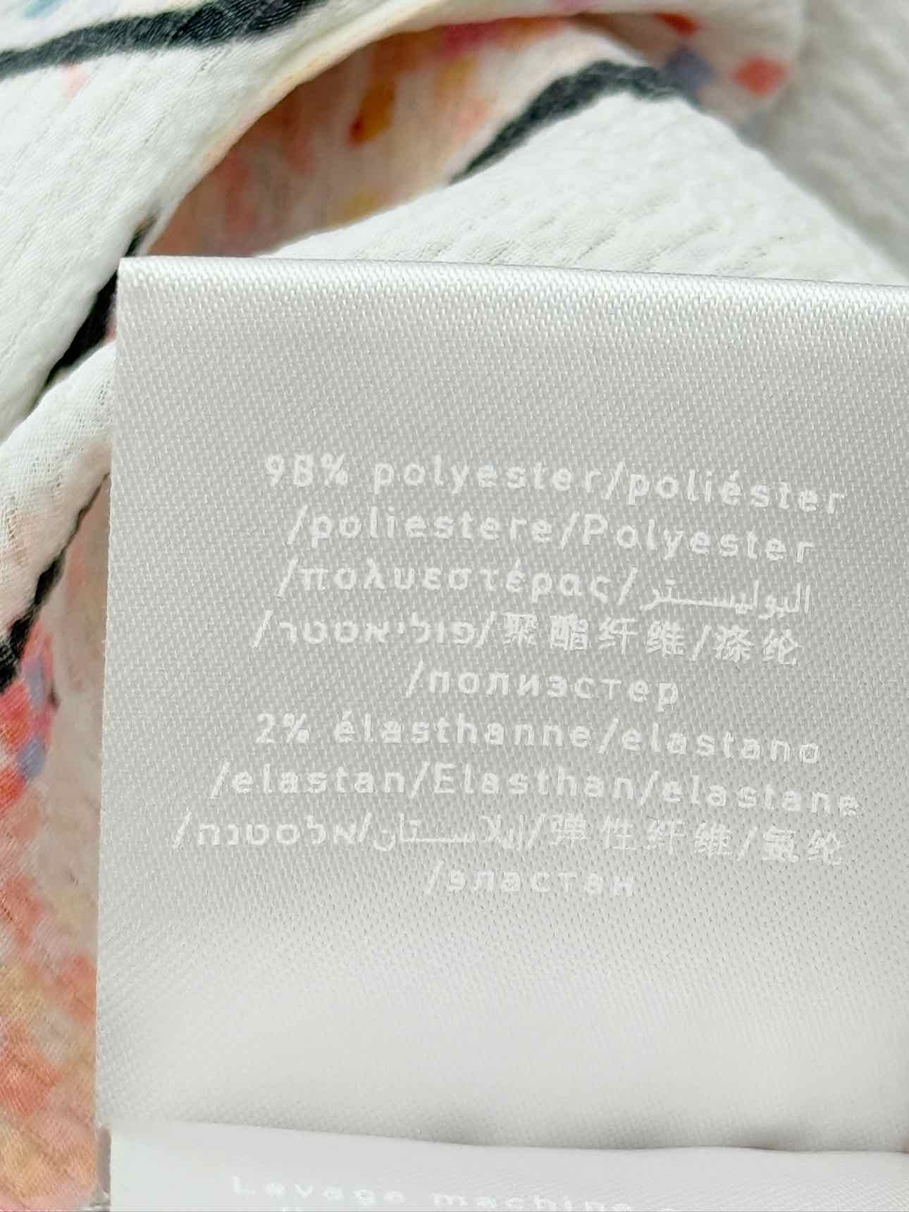 ROLAND MOURET Beige Multicolor Size Medium Blouse