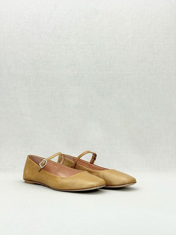 MAX & CO Mary Jane Beige Size EU 37 Ballet Flats