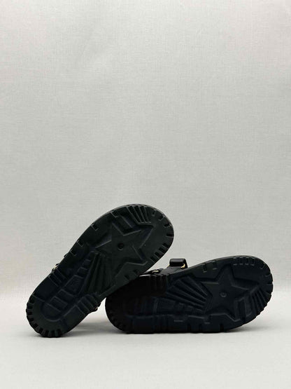 CHRISTIAN DIOR Addict Black Size EU 37.5 Sandals