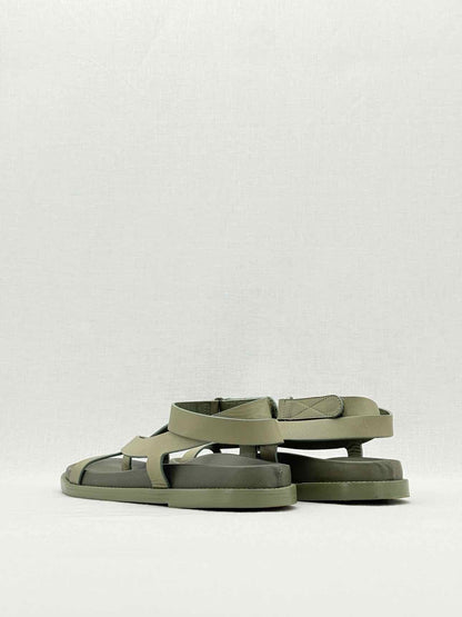PORTE & PAIRE Cross Green Size EU 39 Sandals