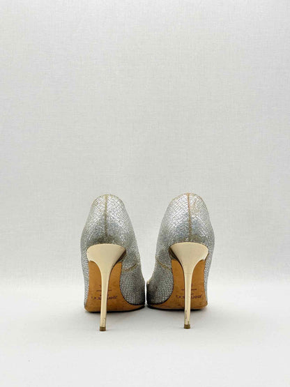 JIMMY CHOO Abel Silver Size EU 39.5 Pumps