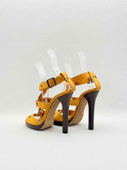 JIMMY CHOO Mustard Size EU 37 Heeled Sandals