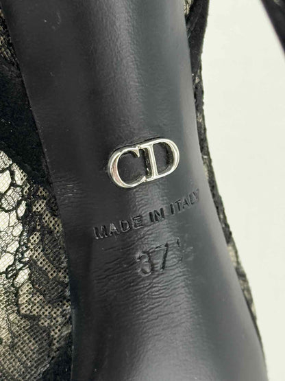 CHRISTIAN DIOR Black Size EU 37.5 Pumps