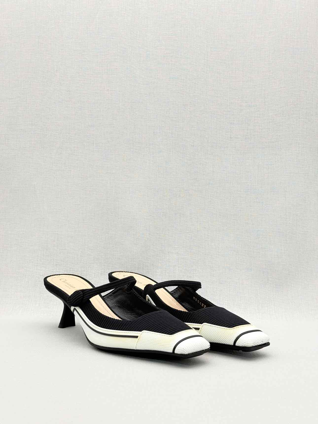 DIOR D-Motion Black & White Size EU 41 Mules