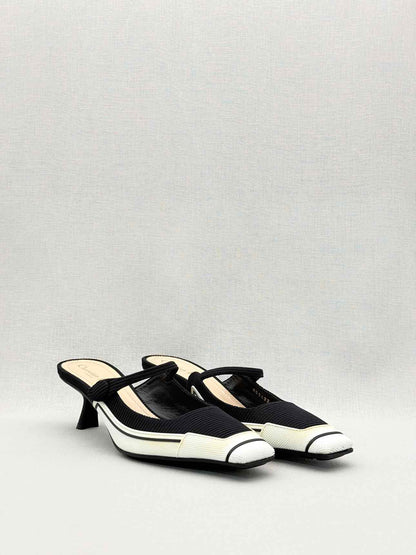 DIOR D-Motion Black & White Size EU 41 Mules