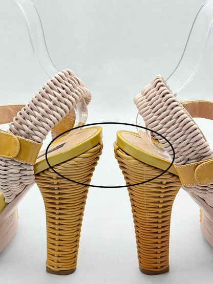 DOLCE & GABBANA Size EU 39 Platform Sandals