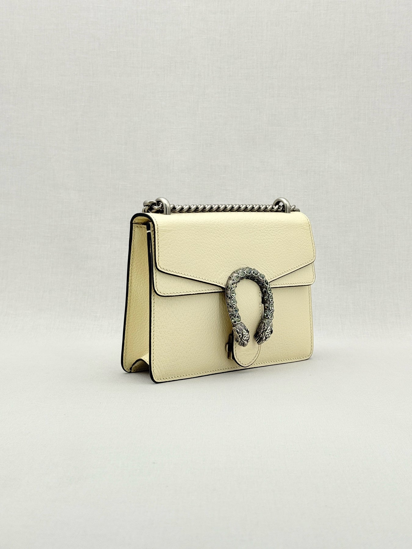 GUCCI Dionysus White Shoulder Bag