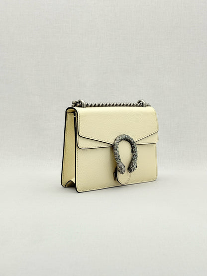 GUCCI Dionysus White Shoulder Bag