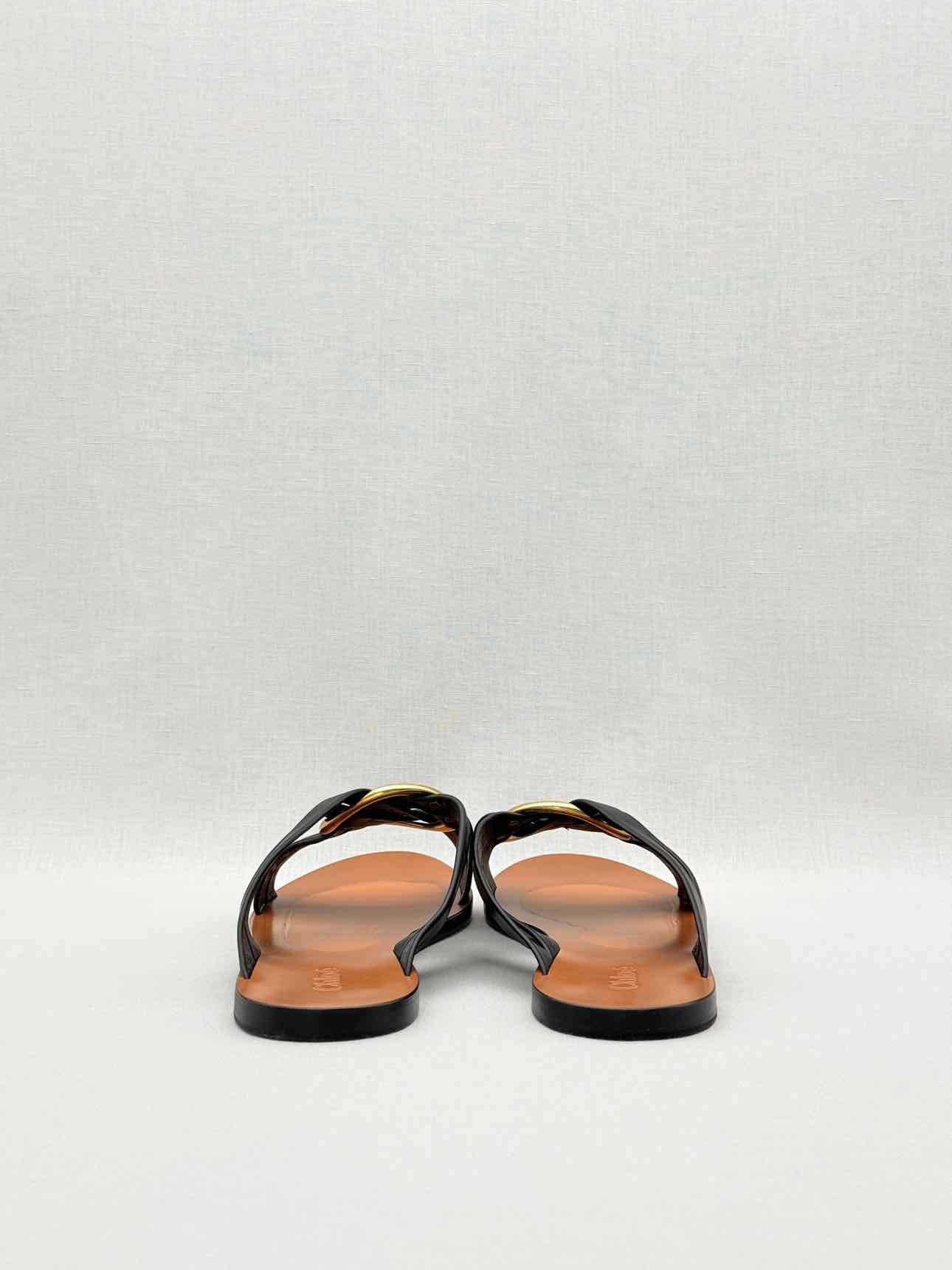 CHLOE Rony Black Size EU 40 Sandals