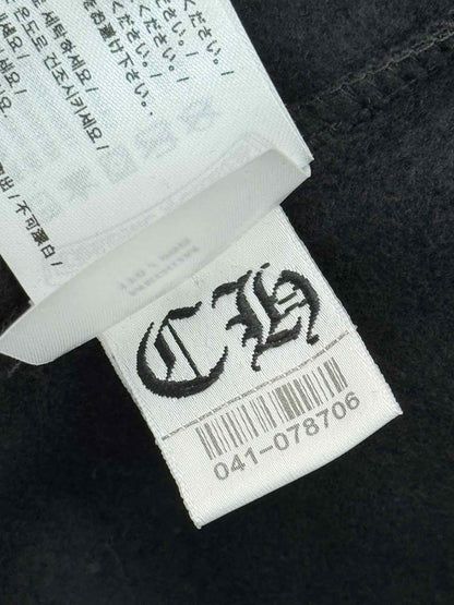 CHROME HEARTS Black Logo Print Size Medium Sweatshirt