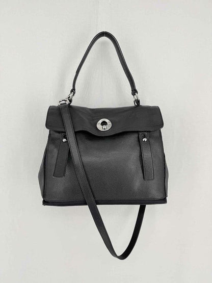 YVES SAINT LAURENT Muse Two Black Top Handle