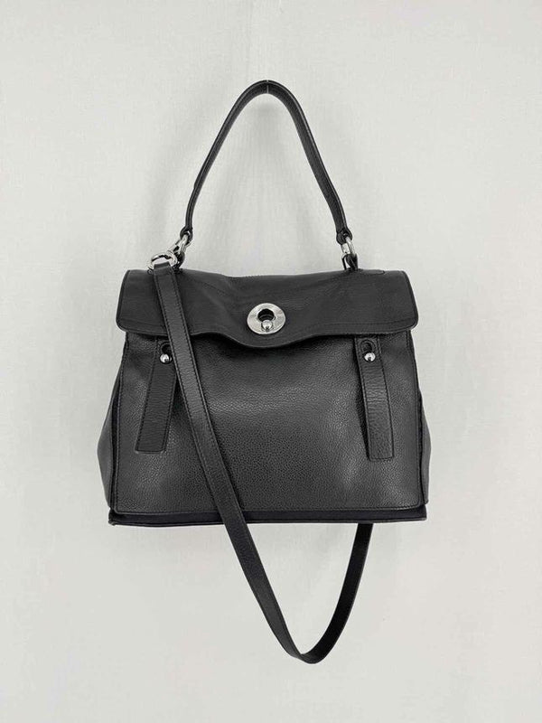 YVES SAINT LAURENT Muse Two Black Top Handle