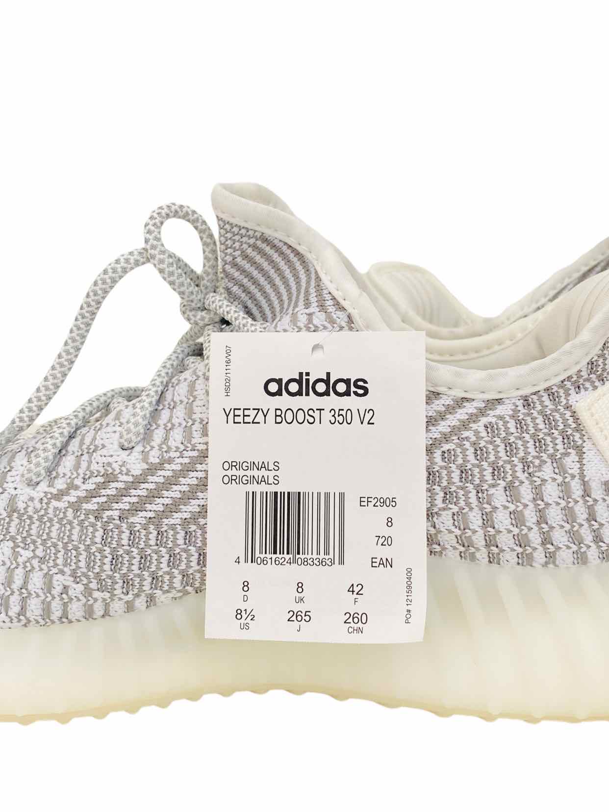 ADIDAS YEEZY Static Grey Sneakers 42