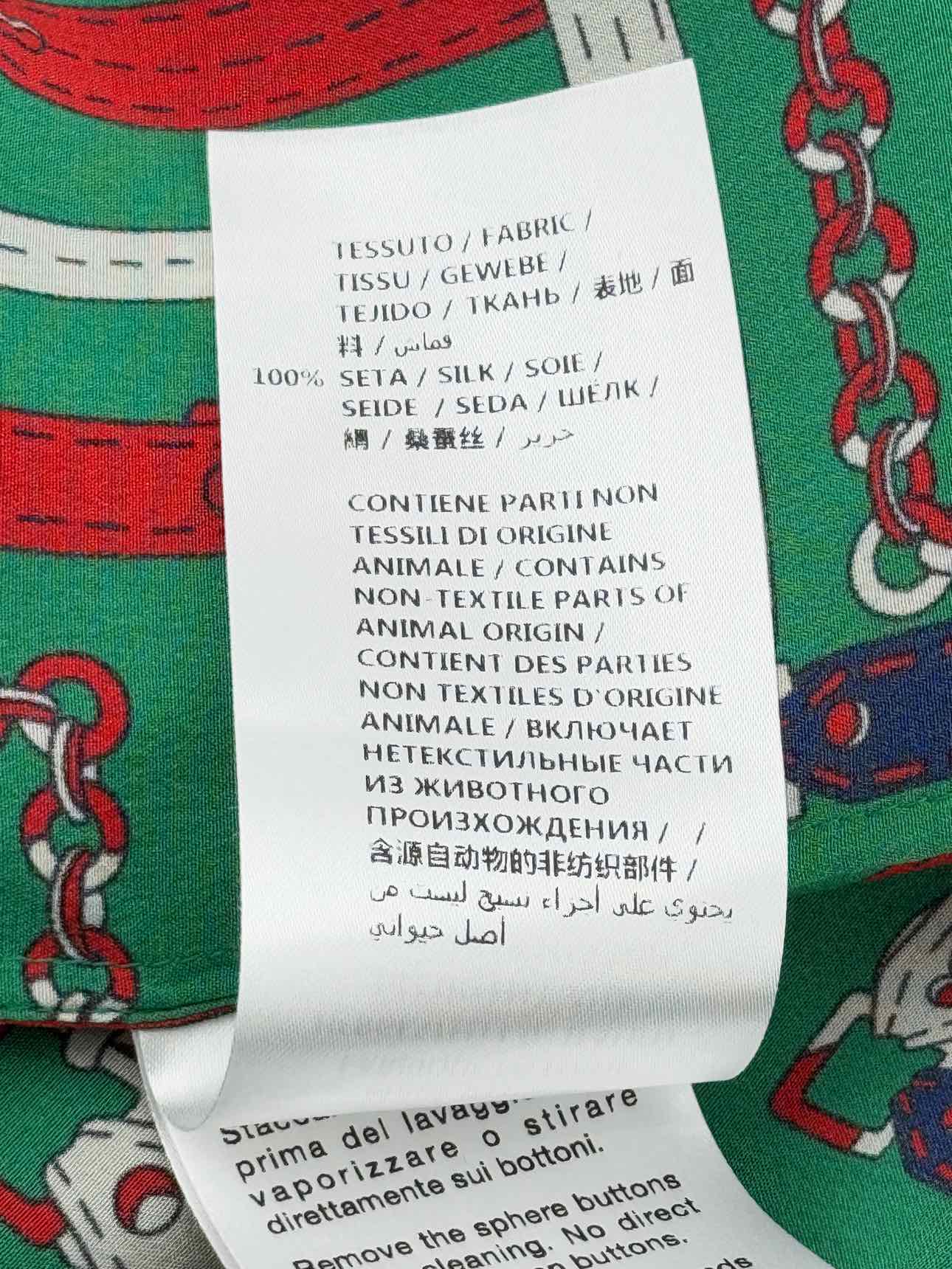 GUCCI Green Multicolor Printed Size US 6 Outfit Set