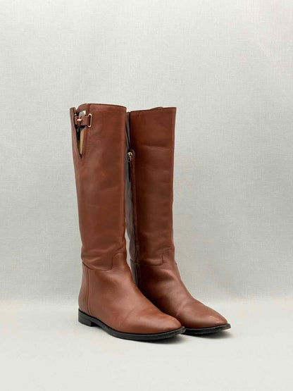 BURBERRY Mapledene Brown Size EU 35 Knee High Boots