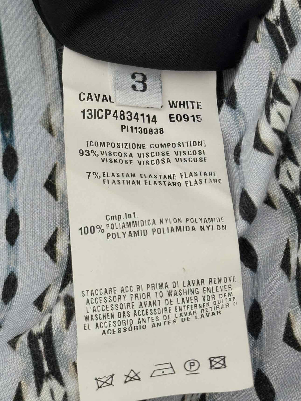 CLASS ROBERTO CAVALLI Size Large Knee Length Dress